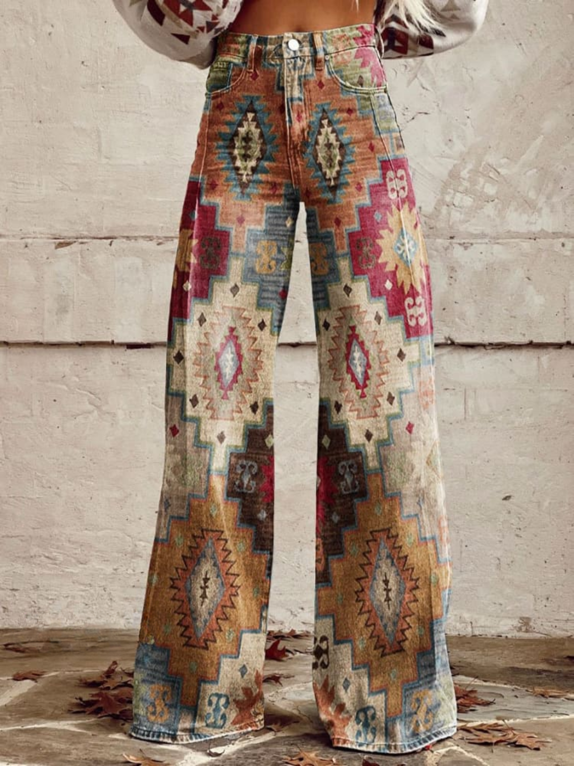 Sarah™ - Vintage Boho Wijde Broek