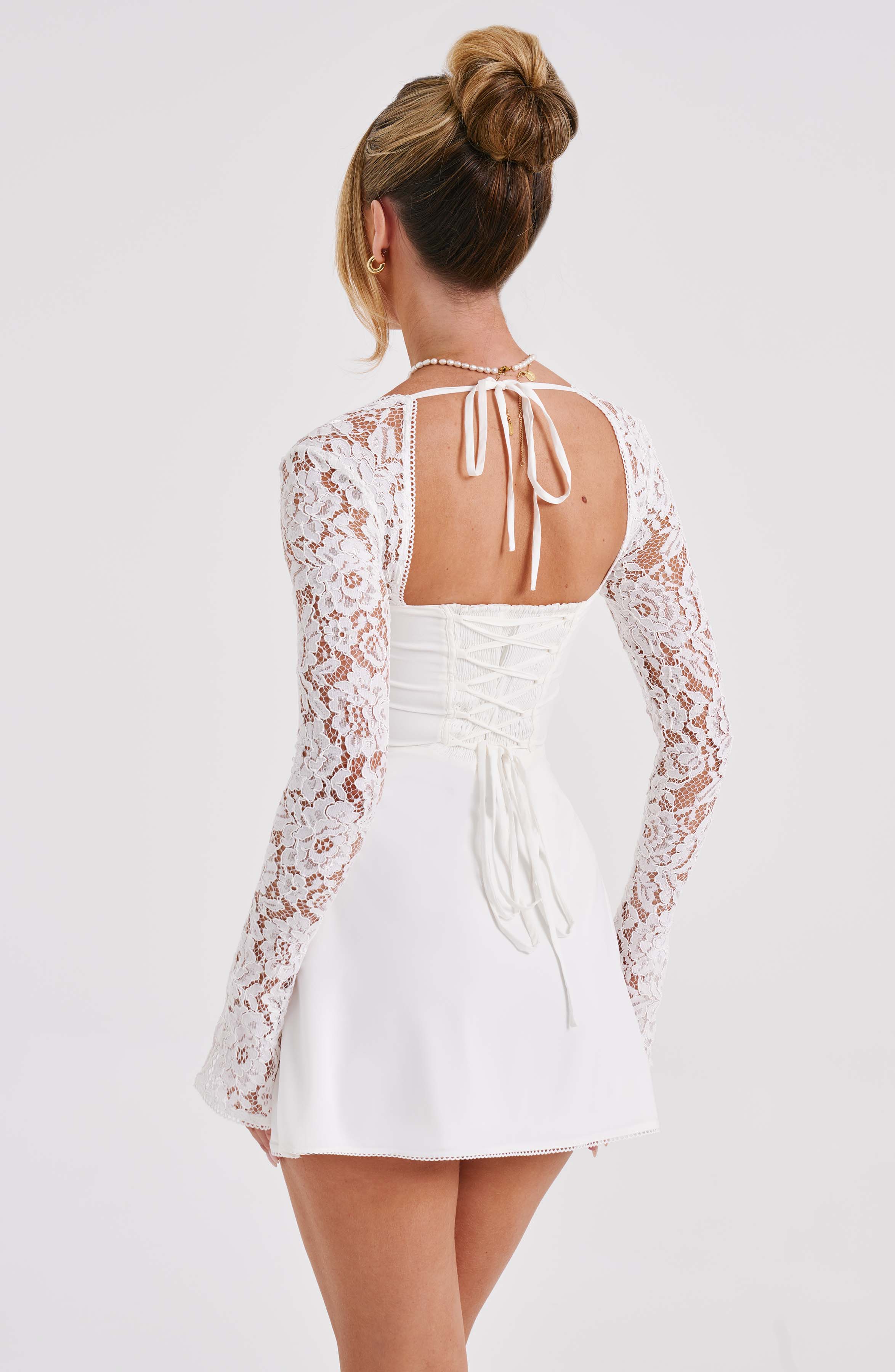 Elodie Mini Dress - Ivory