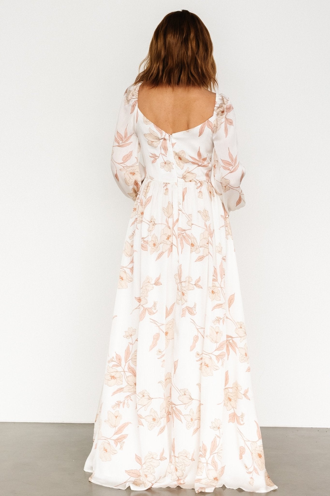 Tristan Maxi Dress | White Floral