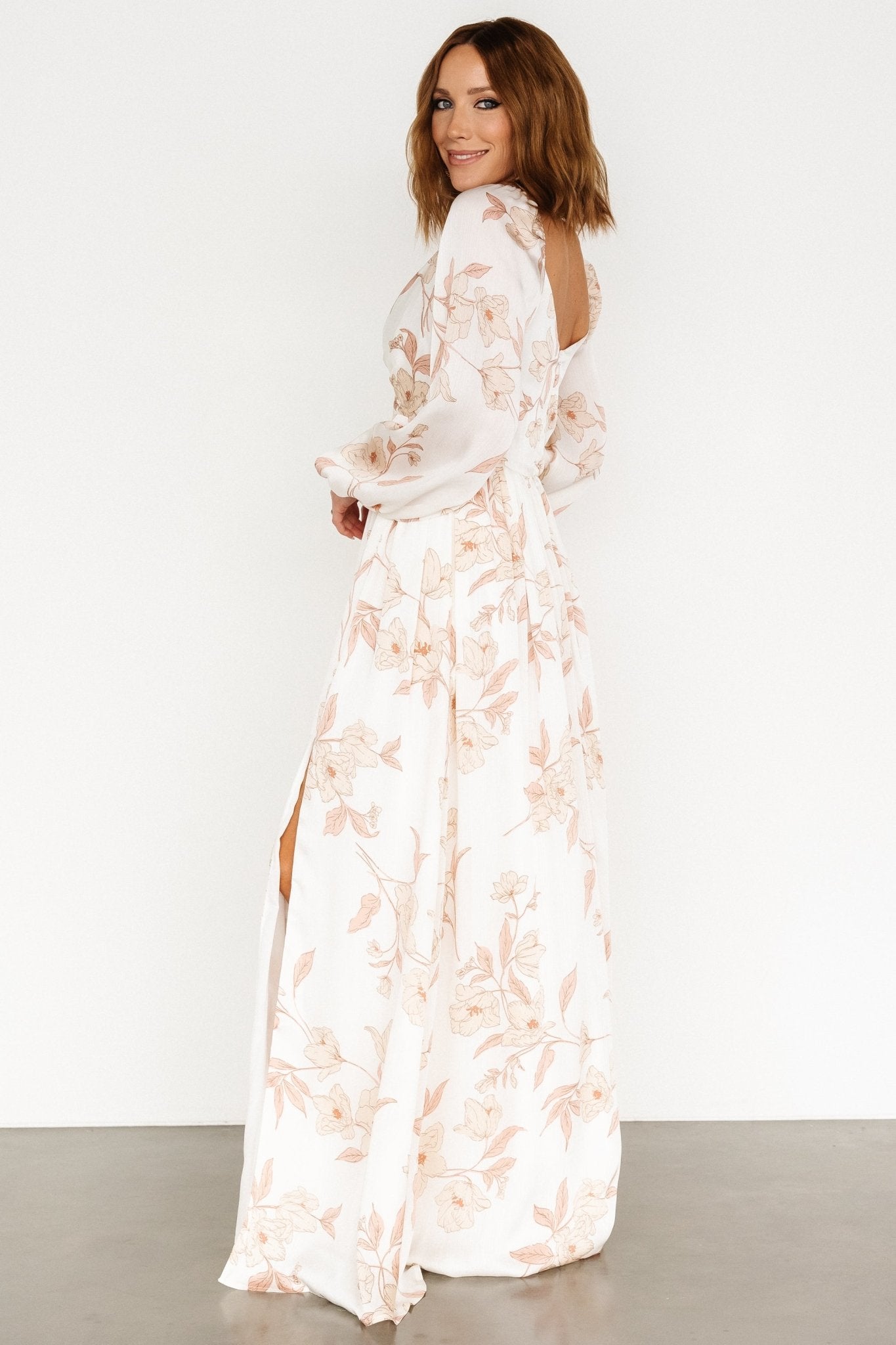 Tristan Maxi Dress | White Floral